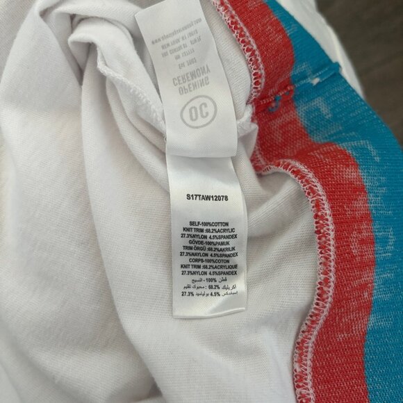 Opening Ceremony Graphic Print Crew Neck Crop Top - Picture 9 of 12